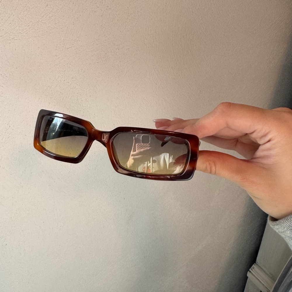 CHANEL Brown Sunglasses